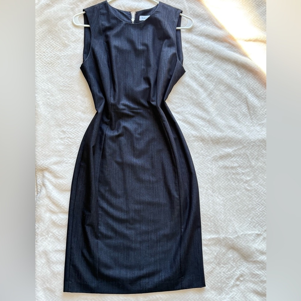 Calvin Klein Black Midi Dress
